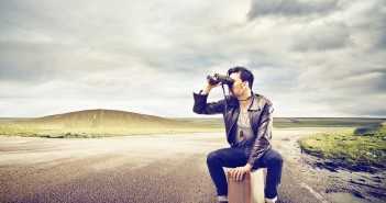 Rick Boatright: December 2012 Writing Challenge Winner man sitting on suitcase