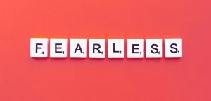 fearless in scrabble tiles